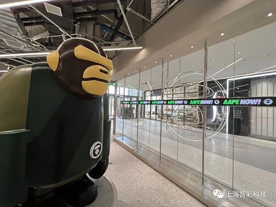 上海松江印象城Aape店鋪LED顯示屏由智彩科技設(shè)計(jì)、安裝 上海松江印象城Aape店鋪LED顯示屏由智彩科技設(shè)計(jì)、安裝